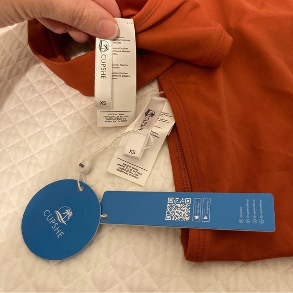 Cupshe Rust Bikini Set - Picture 4 of 5